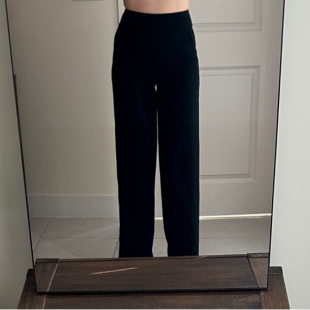 bebe Elegant Black Wide-Leg Pants